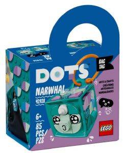 LEGO 41928 DOTS BAG TAG NARWAL