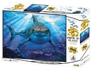 WHITE GREAT SHARK PRIME 3D 1000 ΚΟΜΜΑΤΙΑ WHITE GREAT SHARK PRIME 3D 1000 ΚΟΜΜΑΤΙΑ