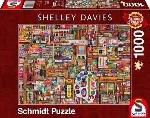 SCHMIDT SHELLEY DAVIS - VINTAGE ΥΛΙΚΑ ΖΩΓΡΑΦΙΚΗΣ SCHMIDT 1000 ΚΟΜΜΑΤΙΑ