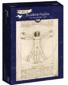 LEONARDO DA VINCI - THE VITRUVIAN MAN 1490 BLUEBIRD 1000 