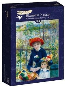 RENOIR - TWO SISTERS (ON THE TERRACE) 1881 BLUEBIRD 1000 