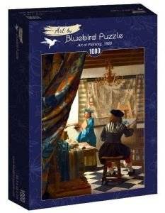 JOHANNES VERMEER - ART OF PAINTING 1668 BLUEBIRD 1000 ��������