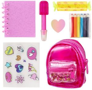 REAL LITTLES BACKPACK S2 ΦΟΥΞΙΑ GLITTER [RET02000]