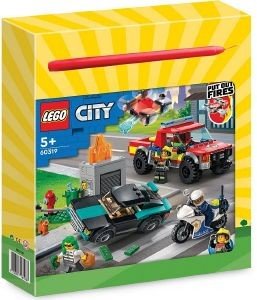ΛΑΜΠΑΔΑ LEGO 60319 CITY FIRE RESCUE - POLICE CHASE