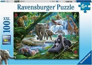 JUNGLE FAMILIES XXL RAVENSBURGER 100 ΚΟΜΜΑΤΙΑ JUNGLE FAMILIES XXL RAVENSBURGER 100 ΚΟΜΜΑΤΙΑ