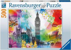 LONDON POSTCARD RAVENSBURGER 500 ��������