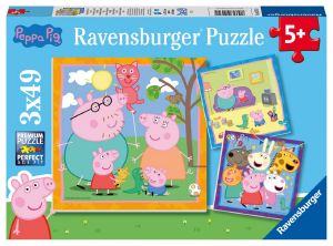 ΠΕΠΠΑ ΤΟ ΓΟΥΡΟΥΝΑΚΙ RAVENSBURGER (3Χ49) 147 ΚΟΜΜΑΤΙΑ ΠΕΠΠΑ ΤΟ ΓΟΥΡΟΥΝΑΚΙ RAVENSBURGER (3Χ49) 147 ΚΟΜΜΑΤΙΑ