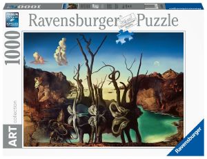 RAVENSBURGER DALI - ΚΥΚΝΟΙ ΠΟΥ ΑΝΤΙΚΑΤΟΠΤΡΙΖΟΥΝ ΕΛΕΦΑΝΤΕΣ RAVENSBURGER 1000 ΚΟΜΜΑΤΙΑ