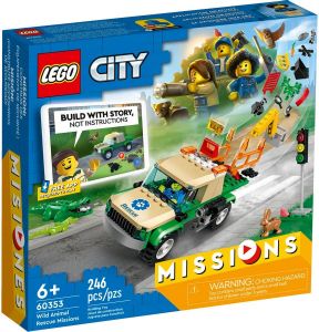 LEGO 60353 WILD ANIMAL RESCUE MISSIONS LEGO 60353 WILD ANIMAL RESCUE MISSIONS