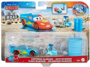 MATTEL CARS ON THE ROAD ΑΥΤΟΚΙΝΗΤΑΚΙΑ COLOR CHANGERS ΣΕΤ MCQUEEN (HJB89)