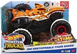 HW R/C MONSTER TRUCKS UNSTOPPABLE TIGER SHARK [HGV87]