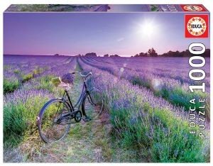 EDUCA PUZZLE BIKE IN A LAVENDER FIELD 1000 ΚΟΜΜΑΤΙΑ