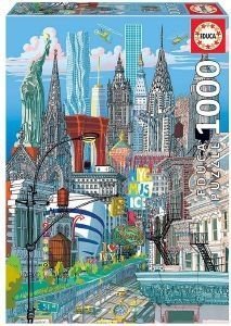 EDUCA EDUCA PUZZLE NEW YORK CARLO STANGA 1000 ΚΟΜΜΑΤΙΑ