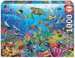 EDUCA PUZZLE TROPICAL FANTASY TURTTLES 1000 