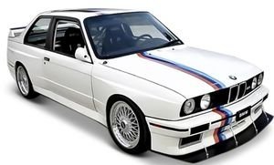 BBURAGO ΟΧΗΜΑ BMW M3 (E30) 1988 - WHITE BBURAGO ΜΕΤΑΛΛΙΚΟ ΑΝΤΙΓΡΑΦΟ 1:24 (18/21100 )