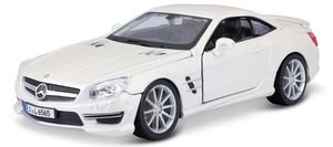  MERCEDES-BENZ SL 65 AMG HARDTOP WHITE  BBURAGO   1:24  [18/21066]