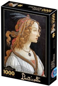 SANDRO BOTTICELLI-IDEALISED PORTRAIT OF A LADY D-TOYS 1000 