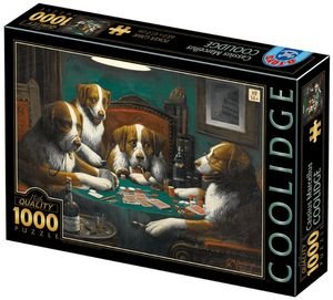 CASSIUS MARCELLUS COOLIDGE-POKER GAME D-TOYS 1000 