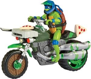    TMNT MOVIE  NINJA KICK CYCLE WITH LEONARDO [TU803000]