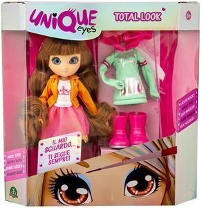 ΚΟΥΚΛΑ UNIQUE EYES TOTAL LOOK ΚΑΣΤΑΝΑ ΜΑΛΛΙΑ [MYM01000]
