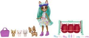 ENCHANTIMALS DOLL REVEAL CRIZIA CORGI & SHOW [HLK86]