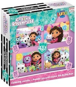 GABBYS DOLLHOUSE PUZZLE 4 ΣΕ 1 71 ΚΟΜΜΑΤΙΑ GABBYS DOLLHOUSE PUZZLE 4 ΣΕ 1 71 ΚΟΜΜΑΤΙΑ