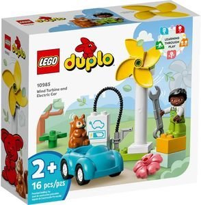 LEGO DUPLO WIND TURBINE AND ELECTRIC CAR [10985]