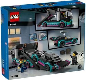 LEGO LEGO CITY RACE CAR AND CAR CARRIER TRUCK (60406)