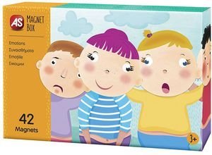 AS COMPANY ΕΚΠΑΙΔΕΥΤΙΚΟΙ ΧΑΡΤΙΝΟΙ ΜΑΓΝΗΤΕΣ AS MAGNET BOX 42 ΣΥΝΑΙΣΘΗΜΑΤΑ (3+ ΕΤΩΝ)
