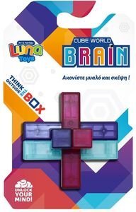 LUNA ΠΑΖΛ ΠΛΑΣΤΙΚΟ LUNA 3D ΣΤΑΥΡΟΣ 6ΤΜΧ ΣΕ BLISTER