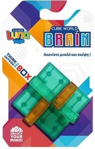 LUNA ΠΑΖΛ ΠΛΑΣΤΙΚΟ LUNA 3D ΚΥΒΟΣ 6ΤΜΧ ΣΕ BLISTER