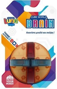 LUNA ΠΑΖΛ ΠΛΑΣΤΙΚΟ LUNA 3D ΚΥΚΛΟΣ 6ΤΜΧ ΣΕ BLISTER