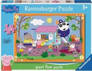 PEPPA PIG RAVENSBURGER ΠΑΖΛ ΔΑΠΕΔΟΥ 24ΤΜΧ PEPPA PIG RAVENSBURGER ΠΑΖΛ ΔΑΠΕΔΟΥ 24ΤΜΧ