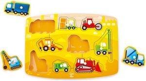 HAPE ΟΧΗΜΑΤΑ ΚΑΤΑΣΚΕΥΩΝ HAPE CONSTRUCTION PEG PUZZLE