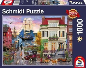 SHIP IN THE HARBOR SCHMIDT 1000  [58989]