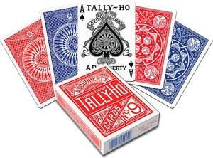 ΤΡΑΠΟΥΛΑ TALLY-HO STANDARD INDEX HALF FAN/CIRCLE ΜΠΛΕ ΤΡΑΠΟΥΛΑ TALLY-HO STANDARD INDEX HALF FAN/CIRCLE ΜΠΛΕ