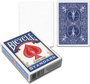ΤΡΑΠΟΥΛΑ BICYCLE BLANK FACE BLUE BACK ΤΡΑΠΟΥΛΑ BICYCLE BLANK FACE BLUE BACK