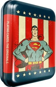 ΤΡΑΠΟΥΛΑ CARTAMUNDI WARNER SUPERHERO SUPERMAN ΣΕ ΜΕΤΑΛΛΙΚΟ ΚΟΥΤΙ ΤΡΑΠΟΥΛΑ CARTAMUNDI WARNER SUPERHERO SUPERMAN ΣΕ ΜΕΤΑΛΛΙΚΟ ΚΟΥΤΙ