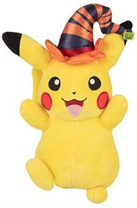 ΛΟΥΤΡΙΝ0 POKEMON HALLOWEEN - PIKACHU WITH WITCH HAT 20CM