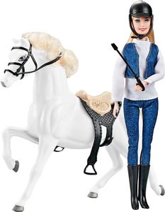 ΚΟΥΚΛΑ 29 ΕΚ ΜΕ ΑΛΟΓΟ ΛΕΥΚΟ LUNA TOYS ΚΟΥΚΛΑ 29 ΕΚ ΜΕ ΑΛΟΓΟ ΛΕΥΚΟ LUNA TOYS