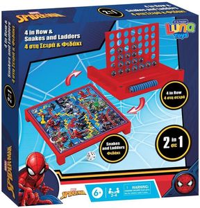 ΕΠΙΤΡΑΠΕΖΙΟ ΠΑΙΧΝΙΔΙ LUNA 4 ΣΕΙΡΑ ΚΑΙ ΦΙΔΑΚΙ SPIDER MAN ΕΠΙΤΡΑΠΕΖΙΟ ΠΑΙΧΝΙΔΙ LUNA 4 ΣΕΙΡΑ ΚΑΙ ΦΙΔΑΚΙ SPIDER MAN