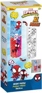 PUZZLE ΜΕΤΡΗΣΗΣ ΥΨΟΥΣ XL LUNA SPIDEY AND FRIENDS ΧΡΩΜΑΤΙΣΜΟΥ 2 ΟΨΕΩΝ 25 ΤΜΧ