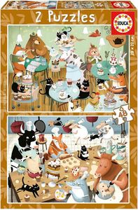 PUZZLE EDUCA FOREST TALES 2X48 96  [19687]