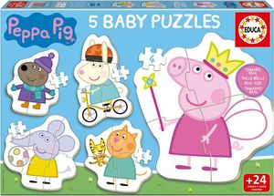 PUZZLE EDUCA BABY PEPPA 3-4-5  [20318]