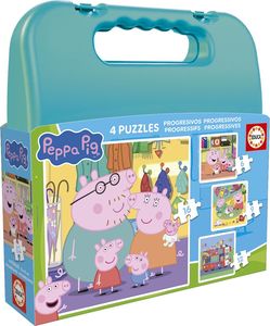 PUZZLE  EDUCA PEPPA PIG 6-9-12-16 TMX [20328]