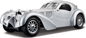 BUGATTI ATLANTIC (1936) BBURAGO    1:24 SILVER