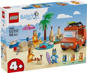 LEGO BLUEY\'S BEACH & FAMILY CAR TRIP [11202]