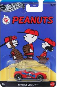 HOT WHEELS: SILVER SERIES PEANUTS 75TH - SUPER GNAT VEHICLE [JCB84]