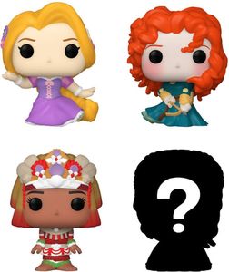 DISNEY PRINCESS RAPUNZEL VINYL FIGURES FUNKO POP 4-PACK