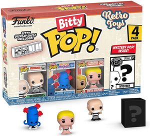 RETRO TOYS MR. MONOPOLY FUNKO BITTY POP 4-PACK FUNKO POP